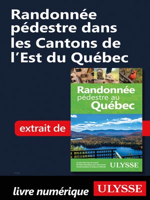 cover image of Randonnée pédestre dans les Cantons de l'Est du Québec